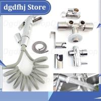 Dgdfhj Shop Handheld Silver Toilet Bidet Faucet Sprayer ABS Shower Head wc Bathroom accessories water Spray set Self Cleaning