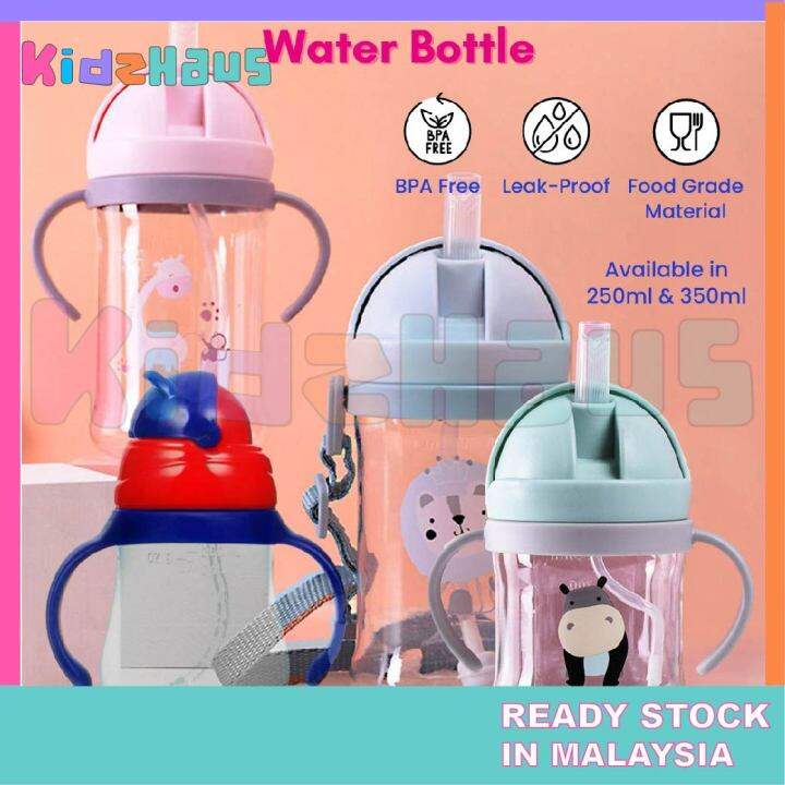 260ml Newborn Water Bottle Portable Newborn Baby Handle Water Bottle