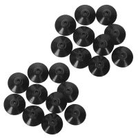 20 x Black rubber 27mm Suction Cup Clip Sucker For Aquarium Fish Tank Pump