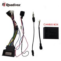 Roadivox อะแดปเตอร์สายไฟ16พินสำหรับแอนดรอยด์ Dvd เครื่องเสียงรถยนต์พร้อมกล่อง Canbus สำหรับ Chevrolet Cruze 2013 2014 2015ฮาร์เนสสายไฟ