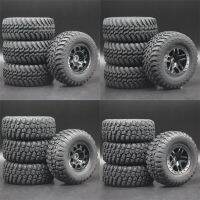 4PCS Bead-Lock Short Course Truck Tire Tyre Wheel Rim Hub 12MM HEX FOR Fit 1:10 1/10 Traxxas Slash 4x4 VKAR 10SC HPI