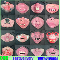 Lzyancy【ready Stock】Halloween Latex Half Face Topeng Badut ตลกหน้ากากสยองขวัญอุปกรณ์ประกอบการ Cosplay สำหรับตกแต่งฮาโลวีน Theme Party【cod】