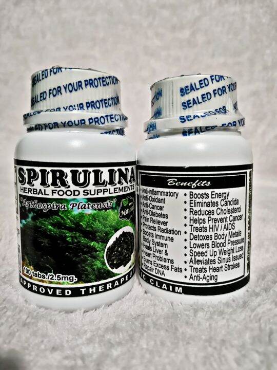 Spirulina Herbal 100 Tablet Lazada PH