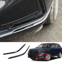 Car Accessories For Honda CRV CR-V 2023 ABS black carbon Rear Front Bumper left right corner Lip strip Cover Trim