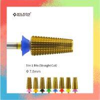 tdfj 7.0mm 5 1 - Bits (Straight Cut 2 Way)-Nail drill bits Remove gel carbide Manicure tool accessories Hot