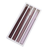 【CW】 4PCS Taper Candles Smokeless Wax Dinner Scented Banquet Candlelight Wedding Decoration