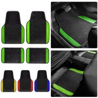 5Seats Universal Car Floor Mats For SKODA SCALA kamiq Karoq Octavia Kodiaq Superb Combi Auto Foot Pads Interior Accessories