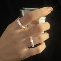 925 Sterling Silver Irregular Bump Narrow Open Rings For Women Female Simple Retro Style Handmade Fine Jewelry Bijoux Birthday