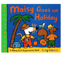 Mouse Bobo goes on holiday Maisy goes on holiday original English picture book Maisy first experience life scene experience early childhood education enlightenment cognition picture book character cultivation