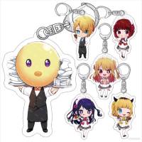 Oshi no Ko Keychain Anime Keyring Acrylic Cute Bag Pendant Cartoon Hoshino Ai Ruby Aquamarine Arima Kana Mem-Cho Gift