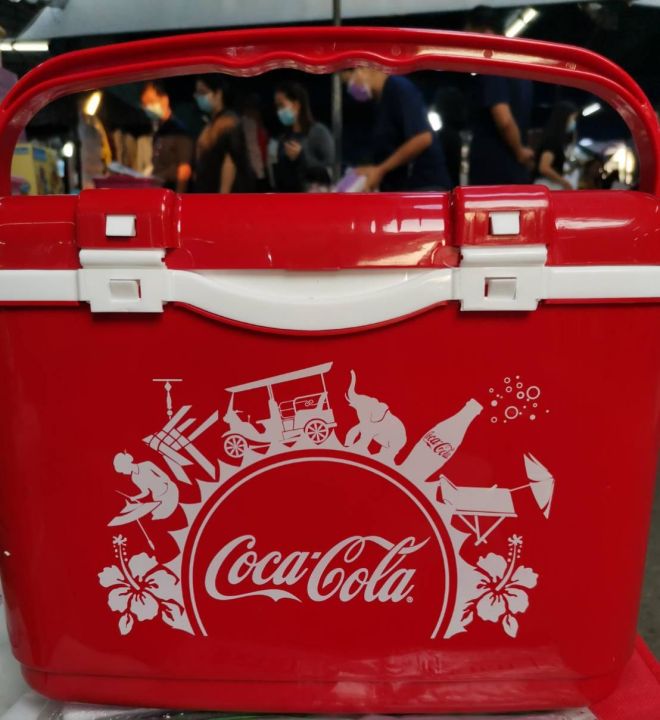 กระติกโค๊ก-กระติกน้ำแข็งโค๊ก-กระติกน้ำ-8-ลิตร-คูลเลอร์น้ำ-cooler-coke-summer-ขนาด-20-x-32-x-23-cm