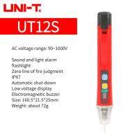 Uni-T Ut12e ซ็อกเก็ต Ut12m ไฟแสดงสถานะเครื่องวัดโวลต์ Ac 24V-1000V ไม่สัมผัสกระแสโวลต์ปากกาทดสอบเครื่องตรวจจับกระแสไฟฟ้า