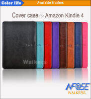 [UYGC]เคสสำหรับ Kindle 4 5ฝาครอบแบบบางสำหรับ Kindle 5 Auto Sleep Leather Funda สำหรับ Kindle 4 2012กรอบปกป้องอีรีดเดอร์