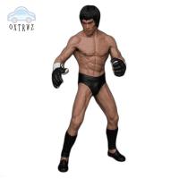 OXTRWZ PVC ของขวัญ Bruce Lee Miniatures รุ่นต่อสู้ ของเล่นรุ่น Bruce Lee Action Figures คอลเลกชันรุ่น เครื่องประดับตุ๊กตา