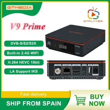 GTMEDIA V8X HD 1080P Satellite Receiver DVB-S/S2/S2X Built-in 2.4G WIFI  H.265 Support SAT to Gtplayer CA card TV Receivers