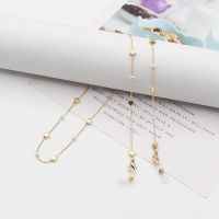 Extender Chain Chain Anti Drop Lanyard Pearl Gold Chain Necklace Glasses Chain Chain Magnet
