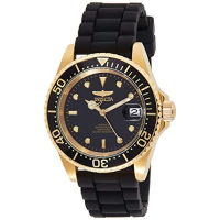 Invicta Mens Pro Diver Automatic Watch with Silicone Band, Black (Model 23681)