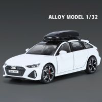 1:32รถ Audi Rs6รถสเตชั่นแวกอนรถโลหะผสม Diecasts Amp; รถของเล่นโมเดลรถยนต์รถของเล่นเสียงและไฟสำหรับเด็ก