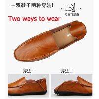 Spot parcel post mens cow leather loafers 4 colors # Murah # size 38-47 #