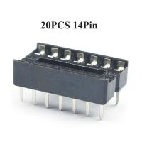 10-50PCS IC Sockets Adaptor Solder Type IC Connector Chip Base 2.54MM DIP8 DIP14 DIP16 DIP28 DIP40 28 14 16 8 40 Pin DIP Socket