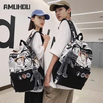 Cute Backpacks For Teenage Girls Aesthetic Backpack Japanese Anime Kawaii  Backpack School Functional Handbag Travel Waterproof Bookbag Laptop Bag  (gre | Fruugo NO