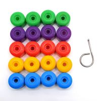 [A TOOL] 20Pcs ColorfulWheelCaps 17MmRims SpecialAuto Hub สกรูฝาครอบ ForCar Styling ตกแต่งภายนอก