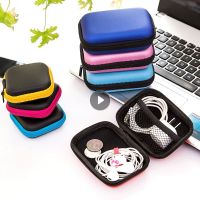 1pcs Mini Portable Earphone Bag Carrying Hard Bag Box Case For Earphone Headphone Accessories Earbuds Data Cable Storage Bag