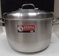 Zebra หม้อหุงต้มสเตนเลส 40 ซม. ตราหัวม้าลาย