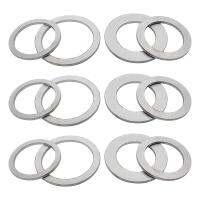 Saw Blade Adapter Ring Set Saw Blade Bushing Angle Grinder Inner Aperture Conversion Gasket Metal (12/Pack)