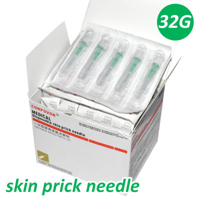 Skin Prick Needle Piercing Transparent Injection Glue Clear Tip Cap ForPharmaceutical Injection Needle 32G 4Mm 13Mm