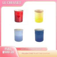 LE CREUSET ของแท้สโตนแวร์อุปกรณ์ครัวไม้พายที่นั่งตะเกียบหลอดบ้านสีแฟชั่นเรียบง่าย