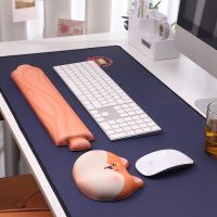 Cute Chaigou Silicone Wrist Protector Mouse Pad Memory Cotton Keyboard Hand Rest Office Wrist Protector Extra Large Pad Palm Res Keyboard Accessories