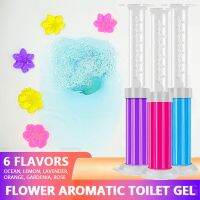 Gel Higiênico Aromático Flor  Desodorante Sanitário  Selo de Limpeza  Remover Cheiro de Odor  Gel Floral Cleaner para Limpeza Doméstica