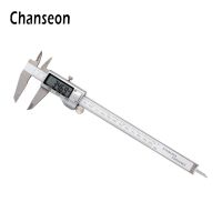 Chanseon สแตนเลสคาลิเปอร์ดิจิตอลแม่นยำเครื่องมือวัดนิ้ว/เมตริกหน้าจอใหญ่ LCD 8นิ้ว/200มม.