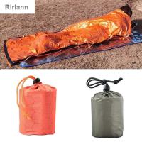 RIRIANN กันลมแบบพกพาทนทานแพ็คบีบอัดกระสอบบีบอัด Bivvy กลางแจ้งอุปกรณ์เอาชีวิตรอดตั้งแคมป์ถุงนอนยังชีพถุงนอน S ร่างกายถุงนอนกระเป๋านอนฉุกเฉินความร้อน