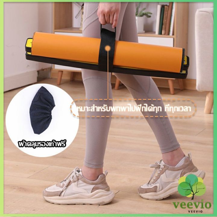 veevio-เสื่อออกกำลังกาย-แผ่นเสื่อฝึกสไลด์-แผ่นรองโยคะ-yoga-mats