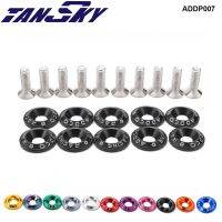 Addco Car M6 Wide 10Pcs Hex Screw Bolt Bumper Fender Washer Anodized Aluminium Kit ADDP007