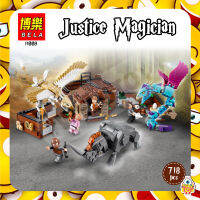 ตัวต่อเลโก้ Justice magician กระเป๋าเเกะออกมาเป็นบ้านได้ มีนกยักษ์กับเเรด จำนวน 718 ชิ้น