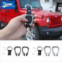 JIDIXIAN รถ Key Case Shell ตกแต่งสำหรับ Jeep เข็มทิศ Patriot Wrangler 2007-2017รถคีย์อุปกรณ์เสริม