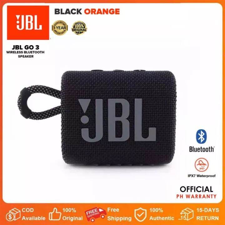 JBL GO 3 GO3 Wireless Bluetooth Speaker Subwoofer Outdoor Speaker IP67 ...