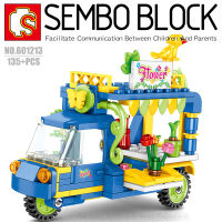 บล็อกตัวต่อรถร้านค้า SEMBO BLOCK 601213 จำนวน 135 ชิ้น