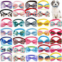 50/100 pcs แฟชั่นสุนัขน่ารัก Bow Tie สุนัข Bowtie สุนัขขนาดเล็ก Bowtie Bulk Pet Supplies ปลอกคอสำหรับสุนัขขนาดเล็กสุนัขอุปกรณ์เสริม-mqte1745