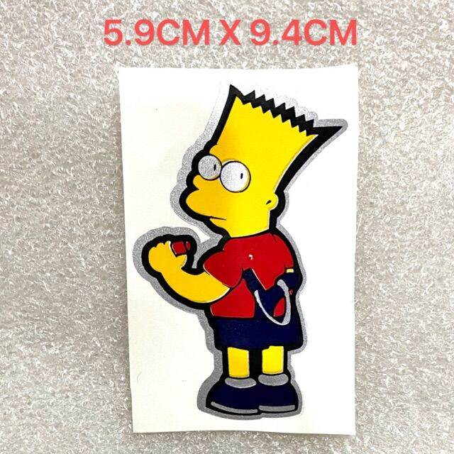 BART SIMPSON REMAJA BUJANG CARTOON ROAD GEAR PICK UP MOTOR PRINT ...