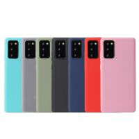 Matte silicone soft Candy color Phone Case for Samsung Galaxy S20 Plus A51 A71 A31 A21 A10S A20S A30S A21S A41 A12 A32 A42 Cases