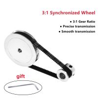 2GT pulley GT2 synchronous pulley belt kit 20 teeth 60 teeth 1:3 reduction ratio mechanical transmission assembly bandwidth 6mm