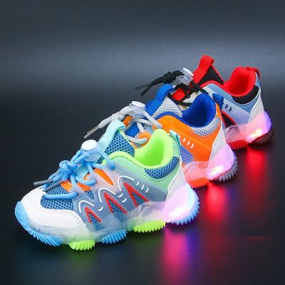 1-6 Years Baby LED Shoes Kids Sport Shoes with Light Boys Girls Sneakers Baby Glowing Light Sports Shoes Infant Baby Girls Shoes