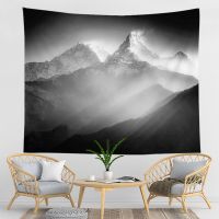 Beautiful Natural Scenery Printed Wall Tapestry Mountain Hippie Wall Hanging Bohemian Wall Tapestries Mandala Wall Art Decor