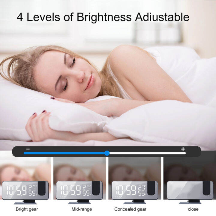 projection-alarm-clock-radio-digital-alarm-clocks-for-bedrooms-with-usb-charger-180-projector-battery-backup-dual-alarms-snooze-mirror-dimmable-large-led-display-clock-for-kids-teens-adults-x78