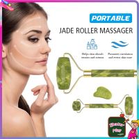 หินนวดหน้า ที่นวดหน้า ลูกกลิ้ง สำหรับ นวดหน้า  Jade roller Face massager กัวซานวดหน้า ที่นวดหน้าเรียว  หยกหินนวดหน้า Face Lift Anti Wrinkle XPH164