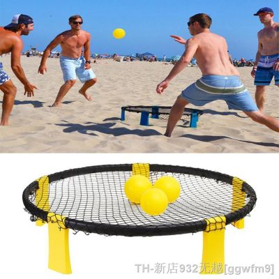 hot【DT】▪  Beach Volleyball Game Set Outdoor Lawn With 3 Balls Net
